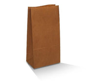 Paper Bag SOS 4 Brown Kraft Box 500 Bags 24cm x 12cm x 7cm