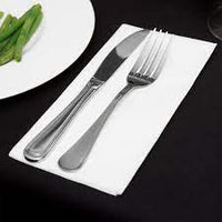 Airlaid Dinner Napkins GT 1/8 Fold White Bx 250