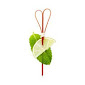 Heart Shaped Skewer Red 18cm Pack 100 Skewers 47988-R