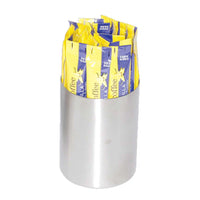 brushed silver sugar stick caddy holder 285ml