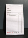 Pizza Delivery  Docket Book Duplicate PACK OF 20 PADS DB-1009