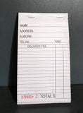 Pizza Delivery  Docket Book Duplicate DB-1009