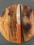 Jumbo Steak Knife Wood Handle Pakkawood Round Tip 25cm