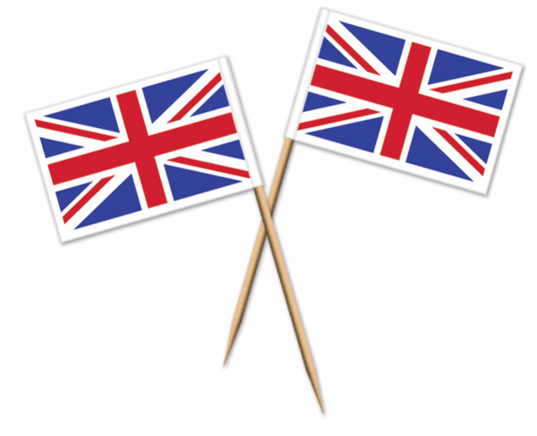 England Flag Toothpicks