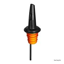 Bar Flow Speed Pourer-Black & Orange  Uber 46/bf006