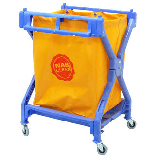 X trolley rubbish cart on wheels with bag