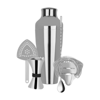 Zanzi  Cocktail Set 5pce Stainless Steel 18/8