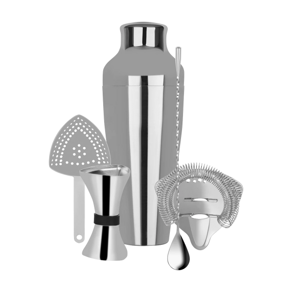 Zanzi  Cocktail Set 5pce Stainless Steel 18/8