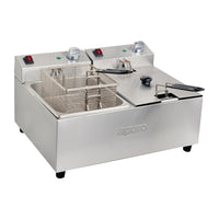 Fryer Twin Tank  5 Litre Apuro Bistro