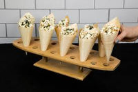 Bamboo Bio Wood Cone 18cm Disposable  Pack 50 Cones