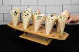 Bamboo Bio Wood Cone 18cm Disposable  Pack 50 Cones