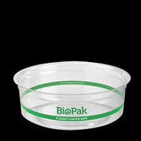 Deli biopak clear green bowl biopak 240ml 