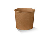 brown kraft 16 oz bowl round soup and salad for takeaway