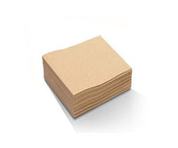 Cocktail Napkin Recycled Kraft 1/4 Fold 2ply Paper Bar Napkins 23 x 23cm