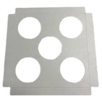 Cake Decorating Insert 5 Muffin Cupcake White Milkboard