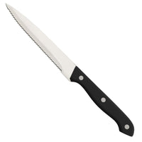 Steak Knife Black Rivet Handle Cavalier