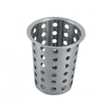 13.5cm x 9cm perforated cutlery holder stainless steel 