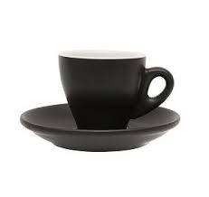 Black Tulip Espresso Cup & Saucer 90ml Pack Of 6 (cup & saucer sold separately)