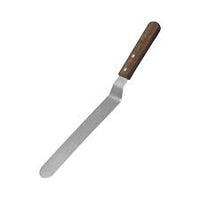 Spatula Cranked Stainless Steel Wood Handle 20 x 30cm