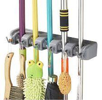 Multi Purpose Wall Holder Organiser MPH 5 Slot 6 Hooks MPH