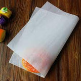 Greaseproof Sandwich Paper Wrap Lunch White Bleached  Various Sizes