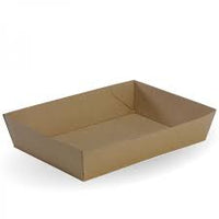 Food Tray 5 Kraft Brown Bio Board Pack 50
