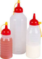 Decor Cook Sauce Bottle Dispenser 250ml Red Top