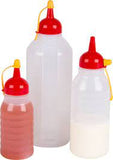 Decor Cook Sauce Bottle Dispenser 250ml Red Top