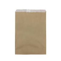 Paper Bags Greaseproof Long GPL Brown Pack 500