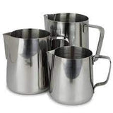 Milk Steaming Frothing / Water Pitcher Jug Stainless Steel 18/10 400ml/13.50oz