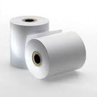 ( Pack of 5 Rolls ) Paper Till Roll 1 ply Bond 76mm x 76mm