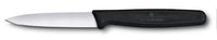 Victorinox Paring Knife 8cm Plain Blade Stainless Steel With Black Handle 6.7603