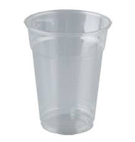 Plastic Drinking Cups Anchor  PP Clear Various Sizes Pack 50