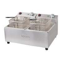 Fryer Twin Tank  5 Litre Apuro Bistro