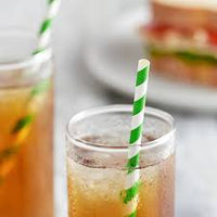 Jumbo Paper Straw 3 Ply Green Stripe  Eco Box 100 Straws