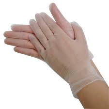 Vinyl Gloves Food Handling Powder Free Packet of 100 Gloves
