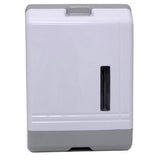 Paper Hand Towel Dispenser Adjustable Wall Mount Plastic White