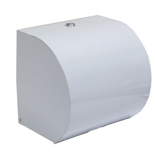 Paper Roll Towel Dispenser Metal Powder Coated White HTRD Lockable