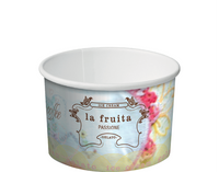 5 ounce ice cream gelati cup tub la fruita
