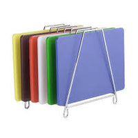 Chopping Cutting  Board Rack 6 Slot Chrome Plated Polished Steel Stand 35205