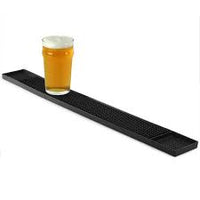 Black Rubber Bar Mat / Runner Drink Spillage & Service 610mm x 80mm x 20mm