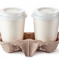 Disposable Coffee Cups Single Wall White Box 1000