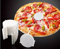 PIZZA BOX TABLE SAVER STAND WHITE BOX 500 PLASTIC STANDS