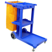 Janitor Cleaning Trolley Cart Heavy Duty Plastic JC