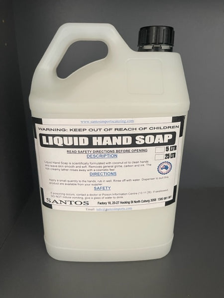 liquid hand and body soap 5 litre 