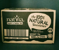 Natvia Sugar Sweetener 2 Gram Sticks Box 500