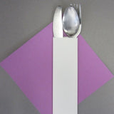 white cutlery pouch white paper
