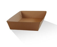 Food Tray 5 Kraft Brown Bio Board Pack 50