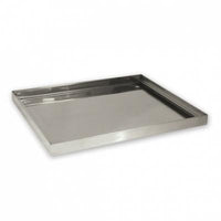 Drip Tray Stainless Steel 18/10 17" x 14 " To Suit Glass Baskets 30550