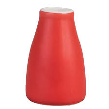 Red milk creamer 100ml crockery 